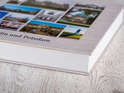 фотообложка книги с коллажем из фотографий