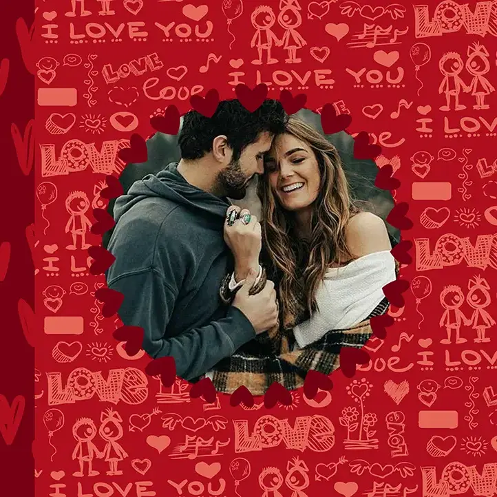 Фотокнига Я тебя люблю. Обложка