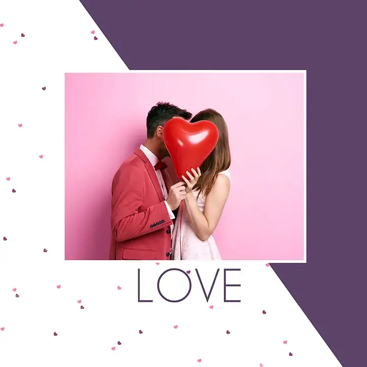 Фотокнига "Валентинка". Обложка