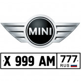 Подушка Мини купер (Mini cooper)